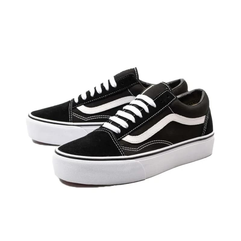 Кроссовки Vans Холст Замша Низкие Кеды Детские Лайфстайл Обувь Черные Подростковые - изображение 4