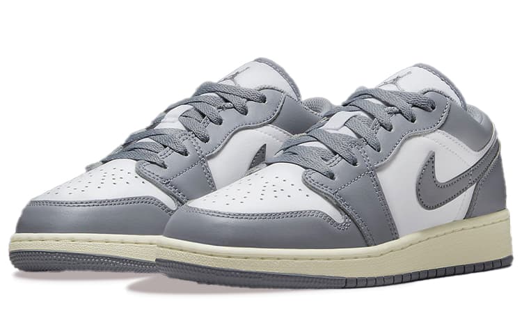 Кроссовки для баскетбола Jordan Air Jordan 1 Low "Vintage Grey" GS - изображение 8