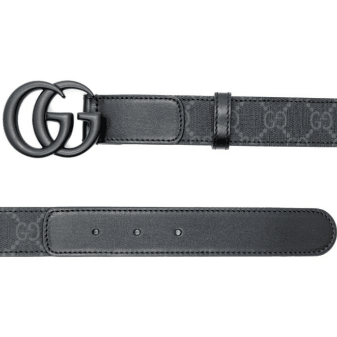 Ремень Gucci Leather Belt Black - изображение 2