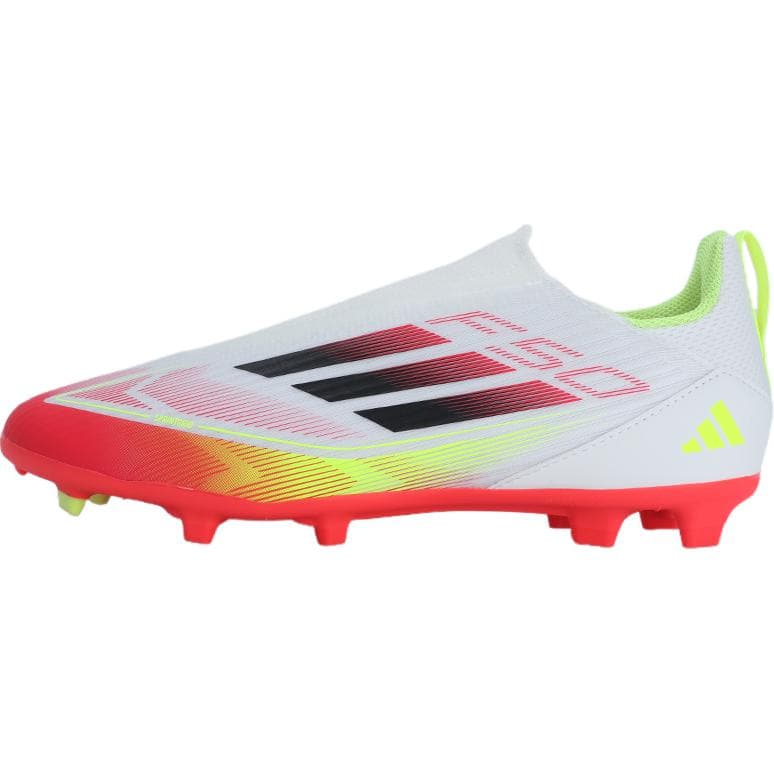 Бутсы Adidas F50 League Low Детские футбольные бутсы белые и красные для детей - изображение 1