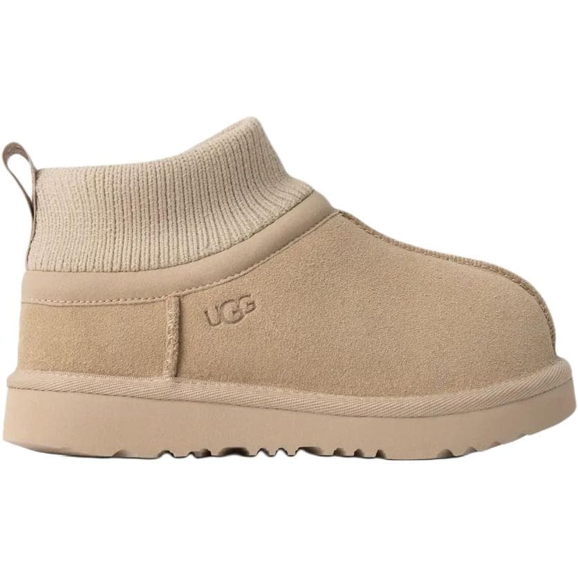 Кроссовки UGG CLASSIC ULTRA MINI Противоскользящая Устойчивая к истиранию Высокий Верх Обувь для малышей Коричневый Детский - изображение 2