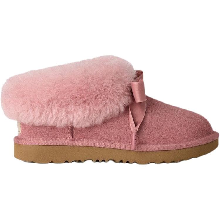 Кроссовки UGG Термическая Низкая Повседневная Обувь Розовая Детская - изображение 2