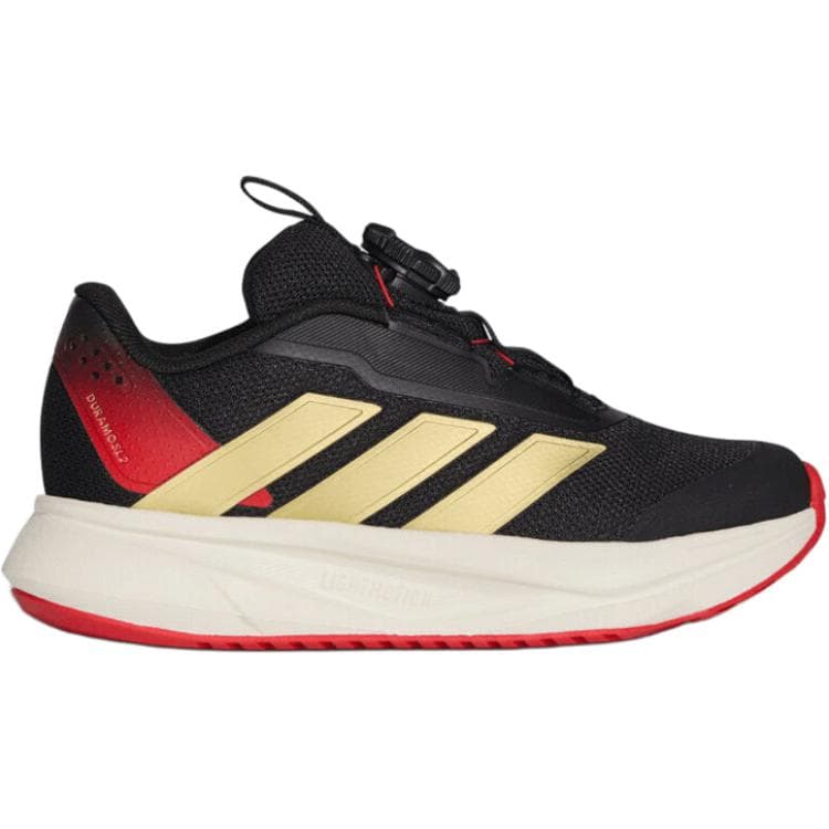 Кроссовки Adidas Duramo Low Беговые кроссовки черный золотой красный детские - изображение 2