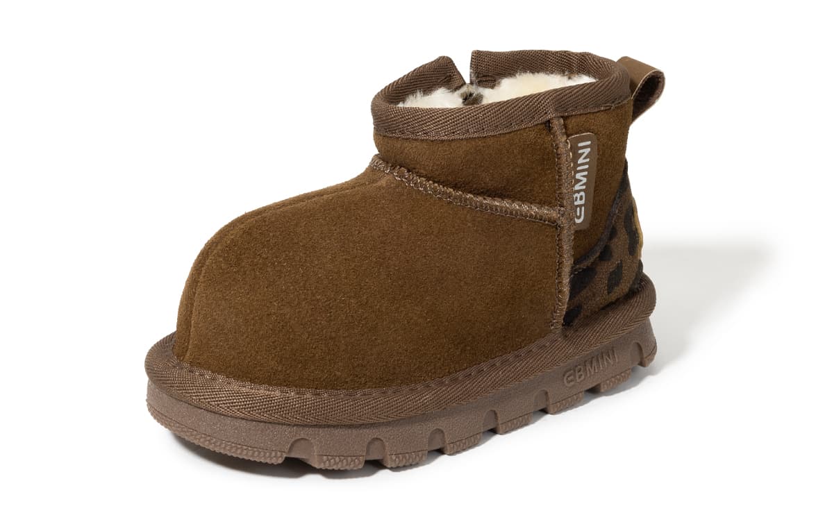 EBMINI 2025 Winter Boys' Удобная детская обувь Cute Минималистский стиль Girls' Casual Флисовая подкладка Уличная обувь - изображение 2