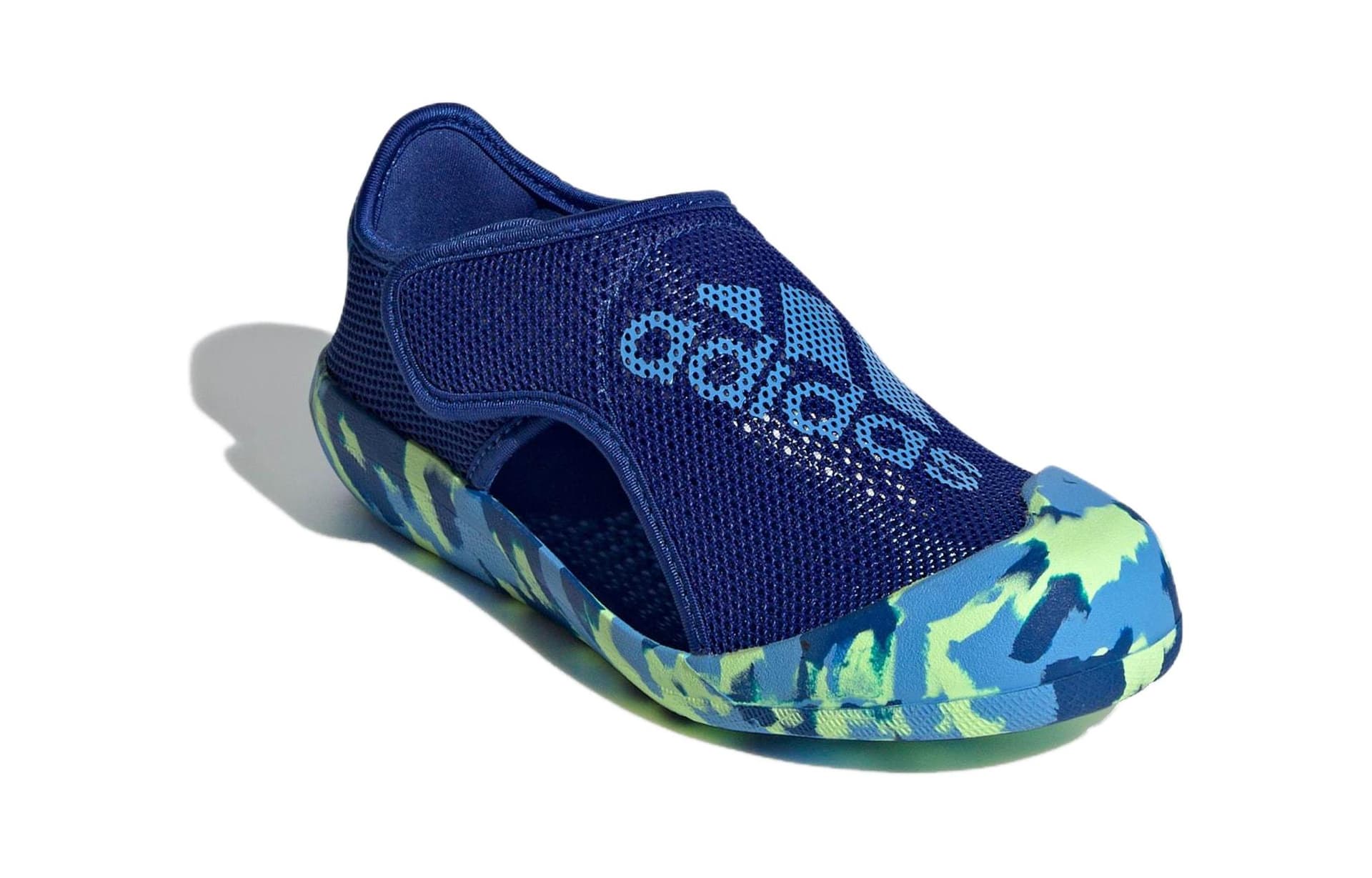 Сандалии Adidas Altaventure Спортивные Сэндалии для плавания Детские сандалии Синие и Зеленые для детей 3-7 лет - изображение 3