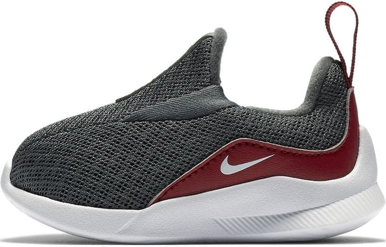 Кроссовки Nike Viale Противоскользящая Устойчивая к истиранию Низкая Обувь для малышей Серый Красный Белый - изображение 1