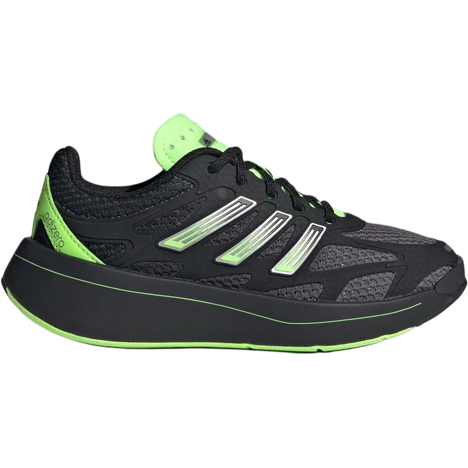 Кроссовки Adidas Adizero Aruku Классический и универсальный Low Топ Детские беговые кроссовки Черно-зеленый Детский - изображение 2