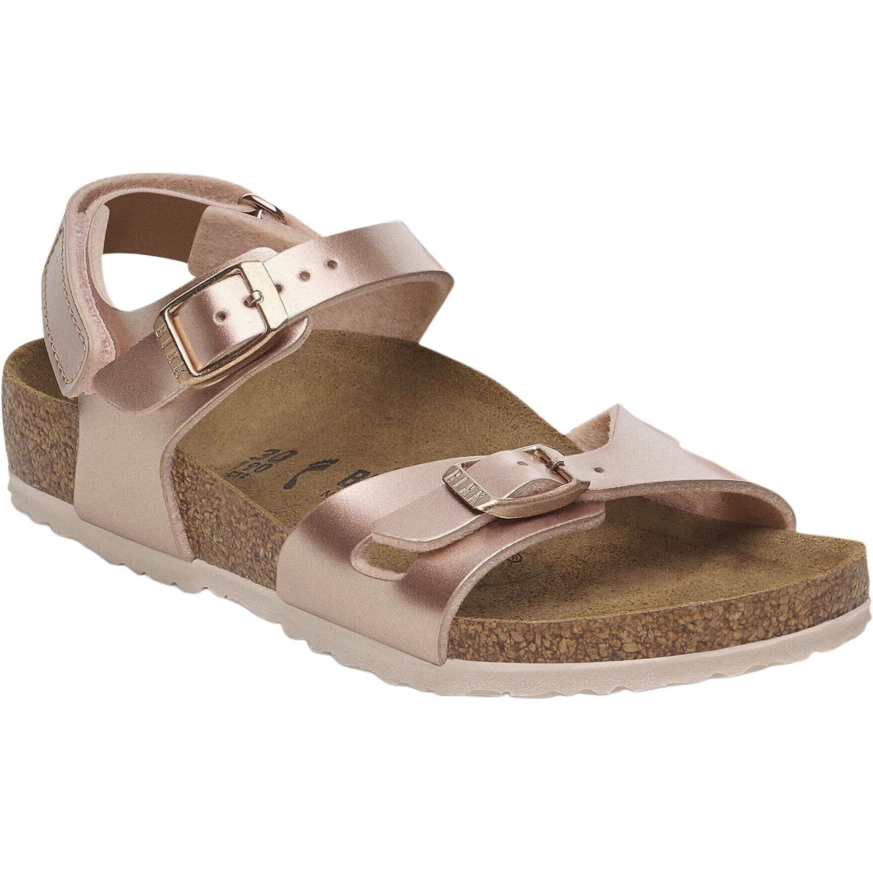Сандалии Birkenstock Rio AS Удобный Износостойкий Лоу-топы Сандалии Розовое золото Детский - изображение 3