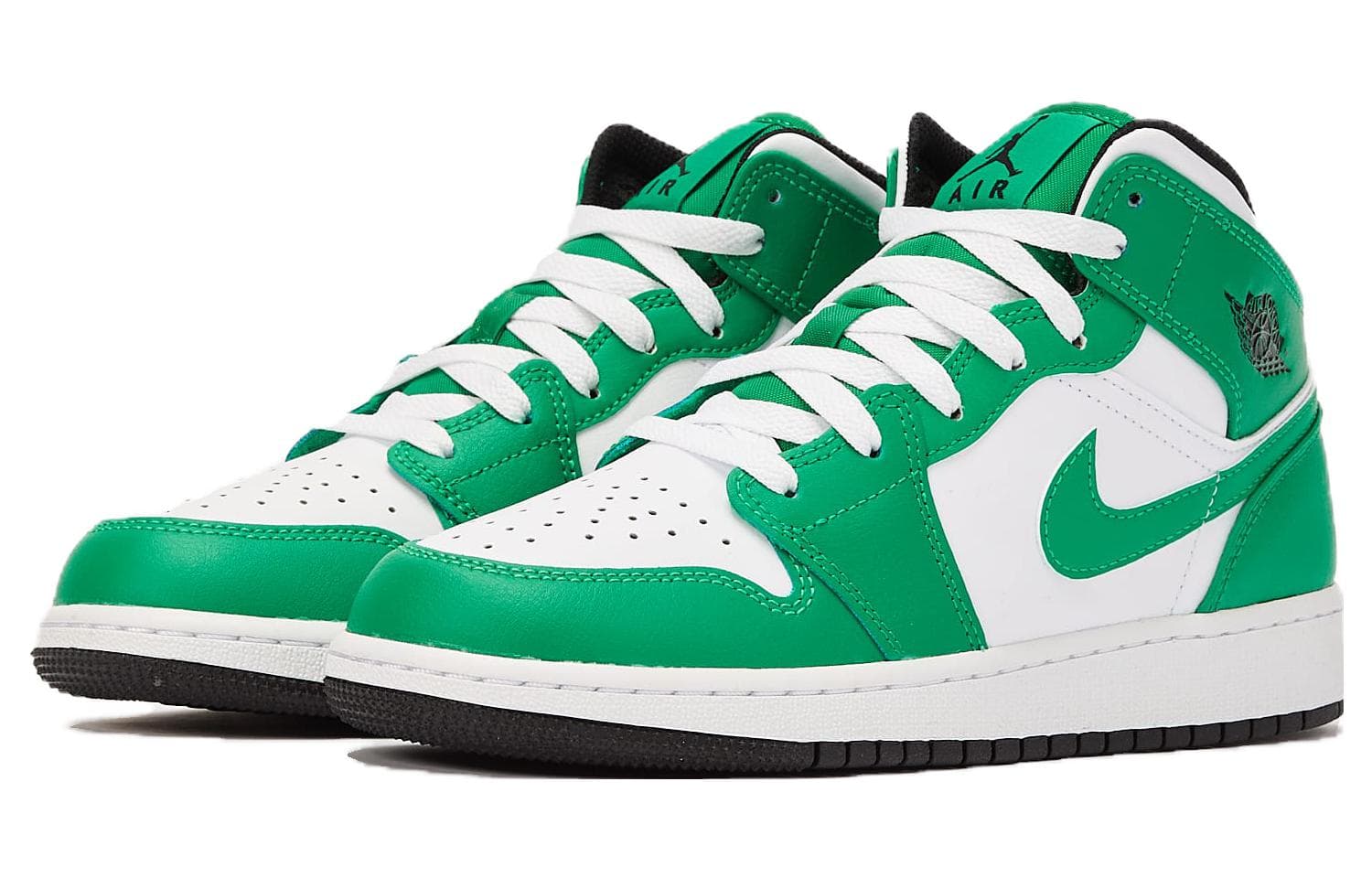 Кроссовки для баскетбола Jordan Air Jordan 1 Mid "Lucky Green" GS - изображение 3