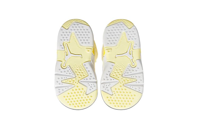 Кроссовки Jordan 6 Retro Dynamic Yellow Floral - изображение 6