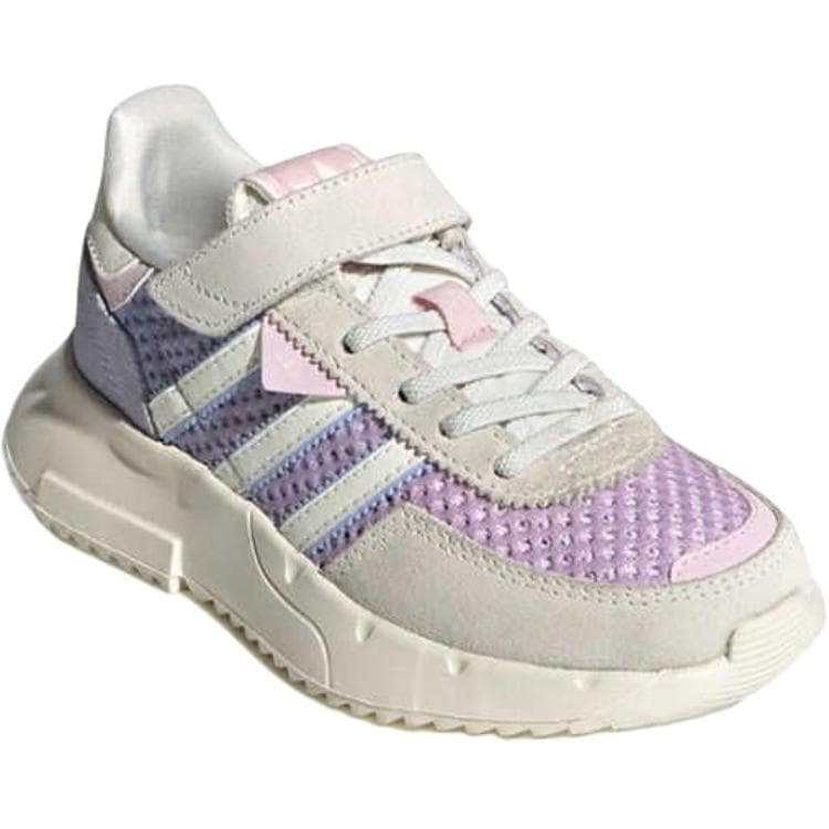 Кроссовки Adidas Originals Retropy F2 Сетчатая ткань противоскользящие устойчивые к истиранию низкий топ детские беговые кроссовки - изображение 3