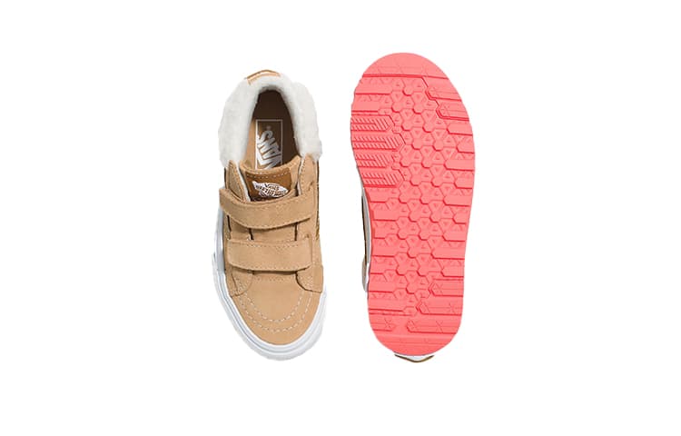 Кроссовки Vans SK8 MID Топ Детские Скейтбординги Коричневый Детские Возраст 3-7 лет - изображение 4
