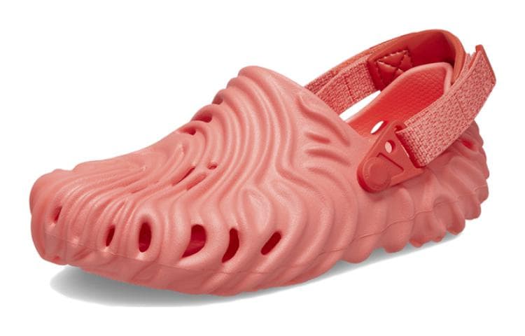 Сандалии Crocs противоскользящие устойчивые к истиранию сандалии арбузно-розовый красный детские - изображение 3