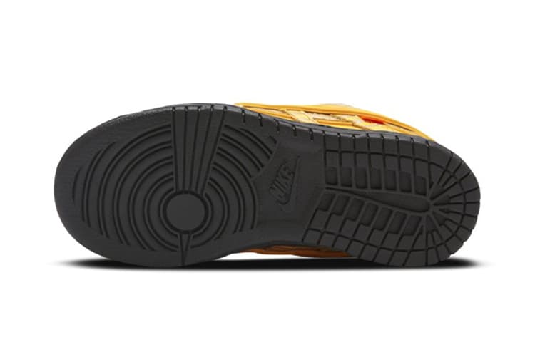 Кроссовки OFF-WHITE x Nike Rubber Dunk University Gold - изображение 7