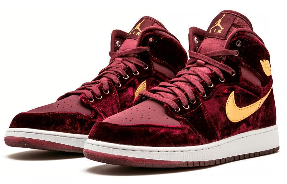Кроссовки для баскетбола Jordan Air Jordan 1 Ret Hi PREM HC GG VELVET GS - изображение 4