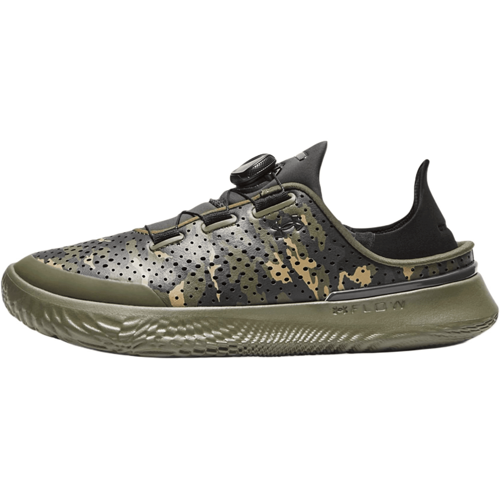 Under Armour SlipSpeed Low Топ Детские Тренировочные Кроссовки Камуфляж Зеленый Унисекс - изображение 1