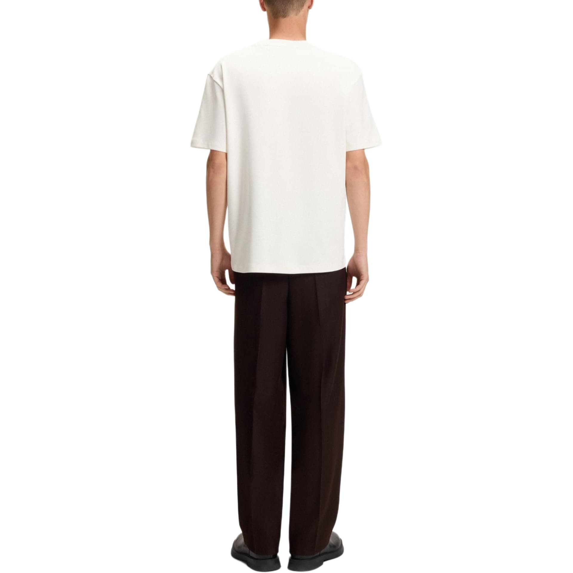 Футболка Hugo Boss Белые Мужские T-рубашки - изображение 3