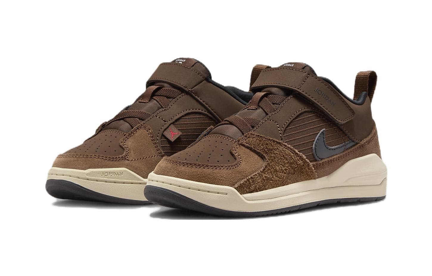 Кроссовки Jordan Air Jordan 1 Anti KICK Low Топ KIDS Lifestyle Shoes Коричневый Детские Возраст 3-7 лет - изображение 3