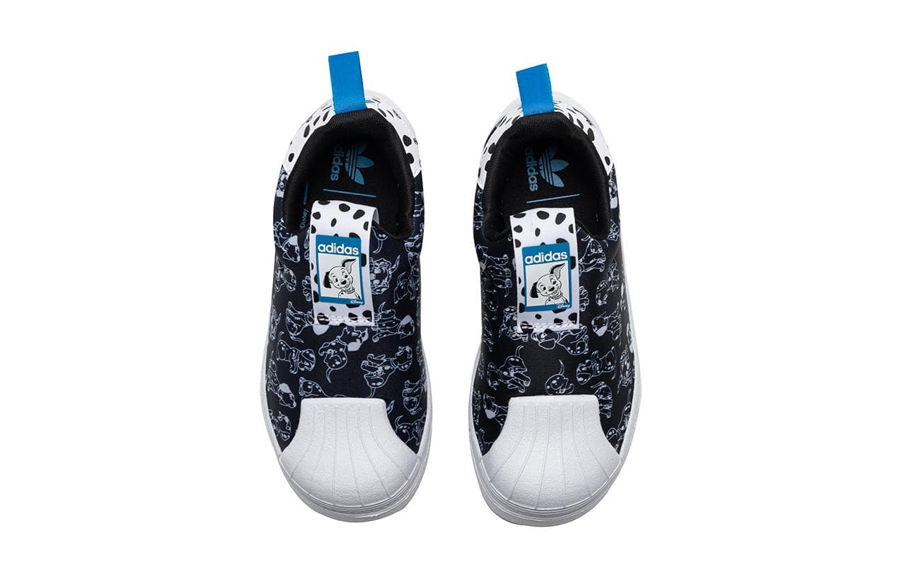 Кроссовки Adidas Originals SUPERSTAR 360 С Аbrasion Resistant Низкий Топ Детские Скейтбординги Черный Детский - изображение 3