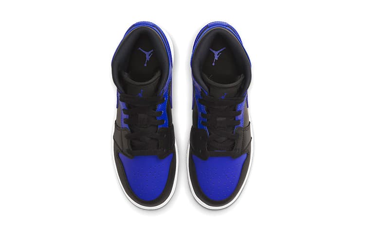 Кроссовки для баскетбола Jordan Air Jordan 1 Mid "Hyper Royal" GS - изображение 8