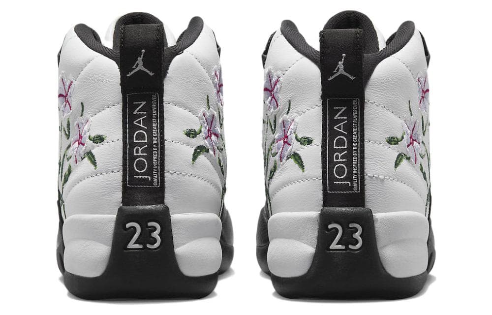 Кроссовки для баскетбола Jordan Air Jordan 12 Floral GS - изображение 4