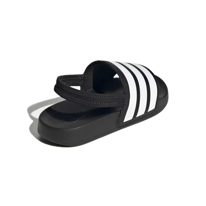 Сандалии adidas Adilette Low Топ Детские Сандалии Черно-Белые Детские - изображение 3
