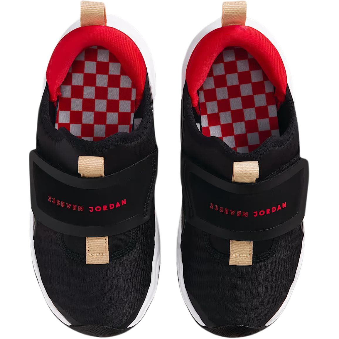 Кроссовки Jordan 23 7,2 Устойчивые к истиранию Низкие Детские Лайфстайл Кроссовки Черные Красные Для детей 3-7 лет - изображение 3