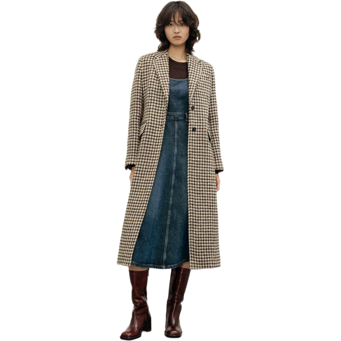 ZARA ZW Series Куртка Женская Коричневая - изображение 4