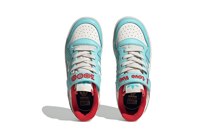 Кроссовки Disney x Adidas Originals FORUM Детская обувь для скейтбординга с низким верхом кожа устойчивая к абразиву - изображение 5