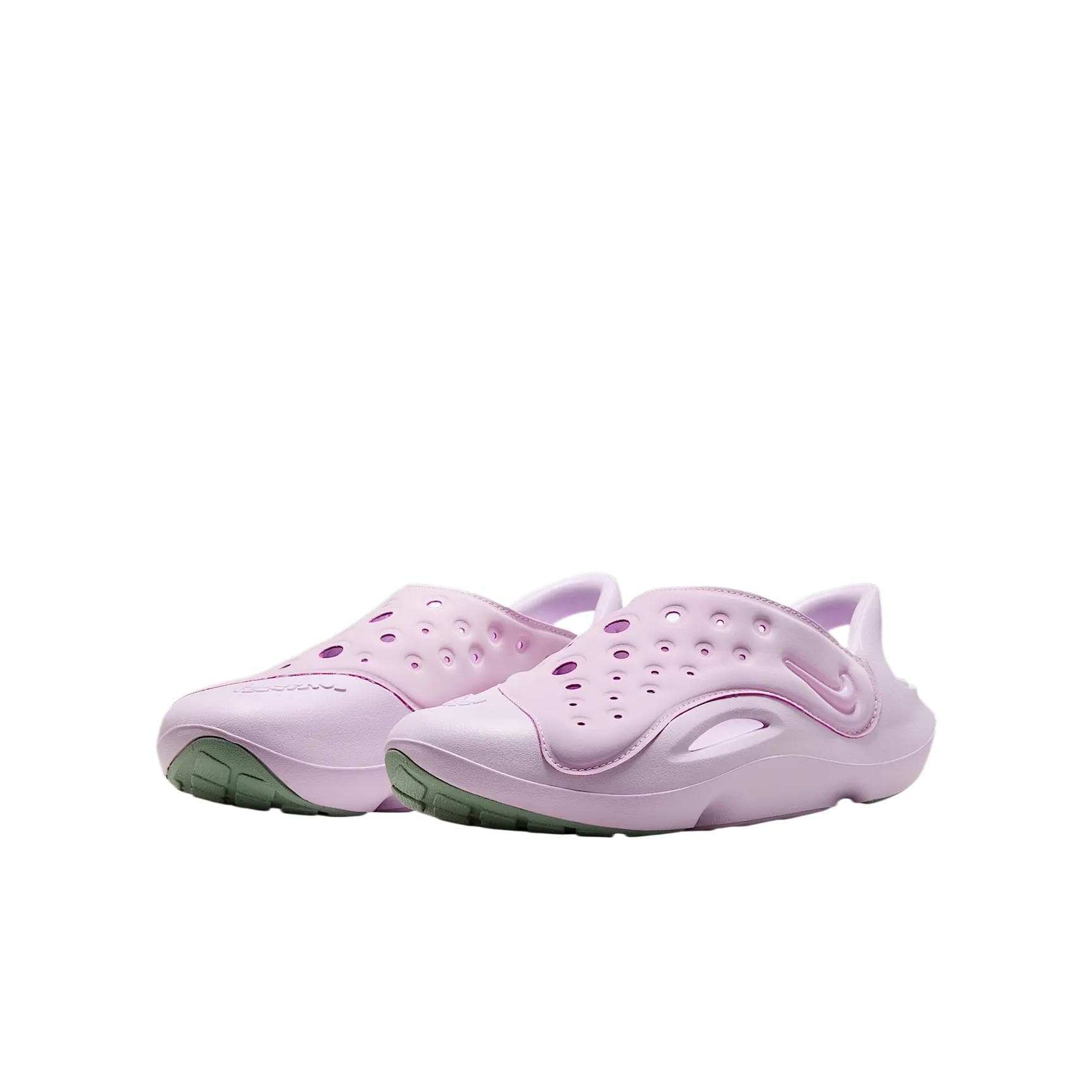 Сандалии Nike Swoosh Low Топ Детские Сандалии Розовые Малыш - изображение 4