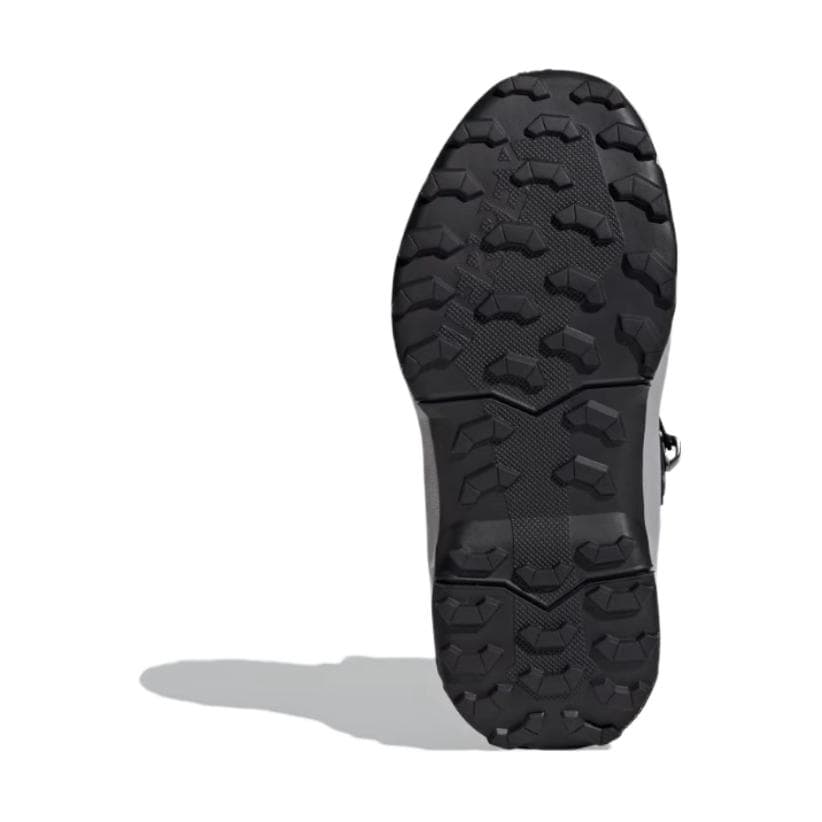 Adidas TERRE Противоскользящая Устойчивая к истиранию MID Топ Детская Туристическая обувь Черная Детская - изображение 4