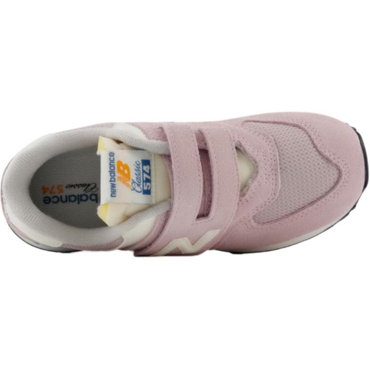 Кроссовки New Balance NB 574 Ткань Anti KICK Низкий Верх Детская Обувь для Повседневной Жизни Розовая Детская - изображение 3