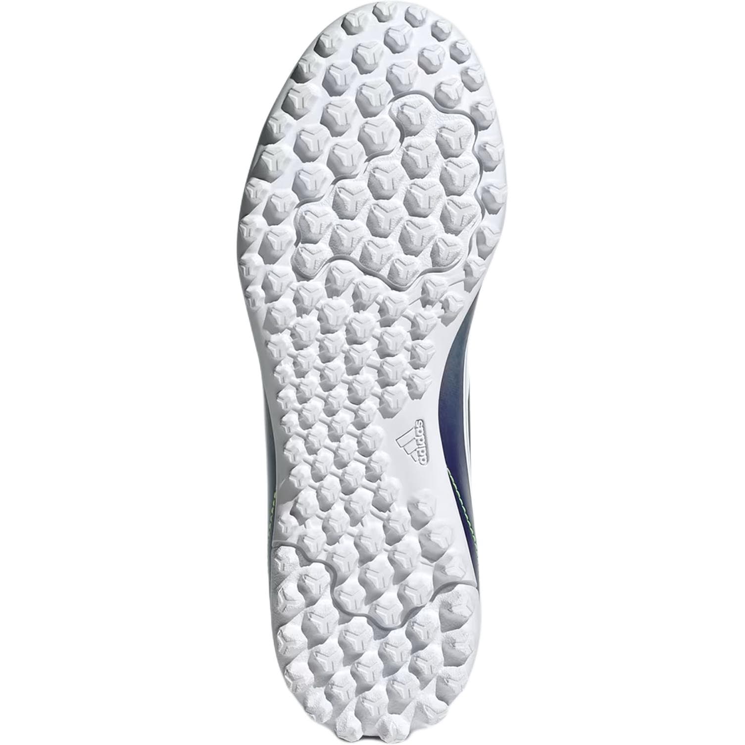 Бутсы Adidas F50 CLUB Устойчивые к истиранию противоскользящие низкие детские футбольные бутсы белого цвета для детей - изображение 6