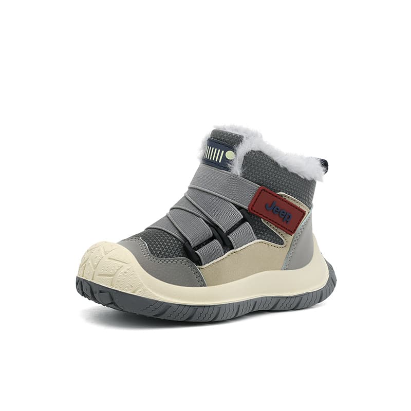 Jeep Детская хлопковая обувь бежево-серого цвета для малышей - изображение 5