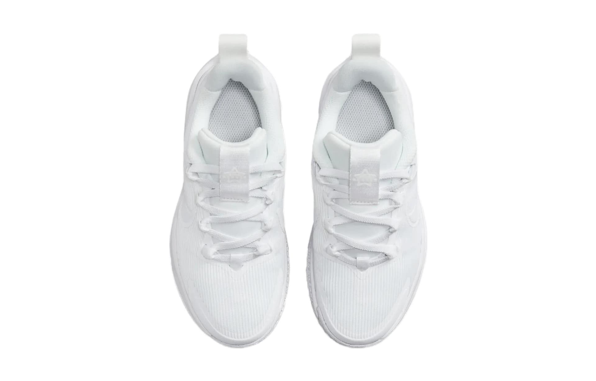 Кроссовки Nike Star Runner 4 Противоскользящие Амортизация Устойчивые к износу Низкие Детские Беговые Кроссовки Белые Детские - изображение 3