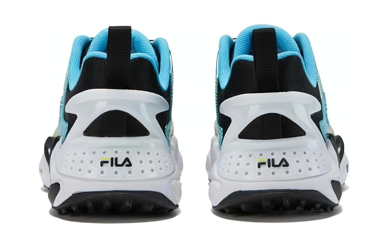 Кроссовки FILA KIDS Противоскользящие устойчивые к истиранию низкие детские беговые кроссовки черный белый синий для детей - изображение 4