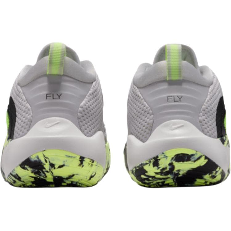 Кроссовки для баскетбола Nike ISOFLY Противоскользящие Амортизация Отскок Дышащие Низкие Баскетбольные Кроссовки для Детей Серые Детские - изображение 4
