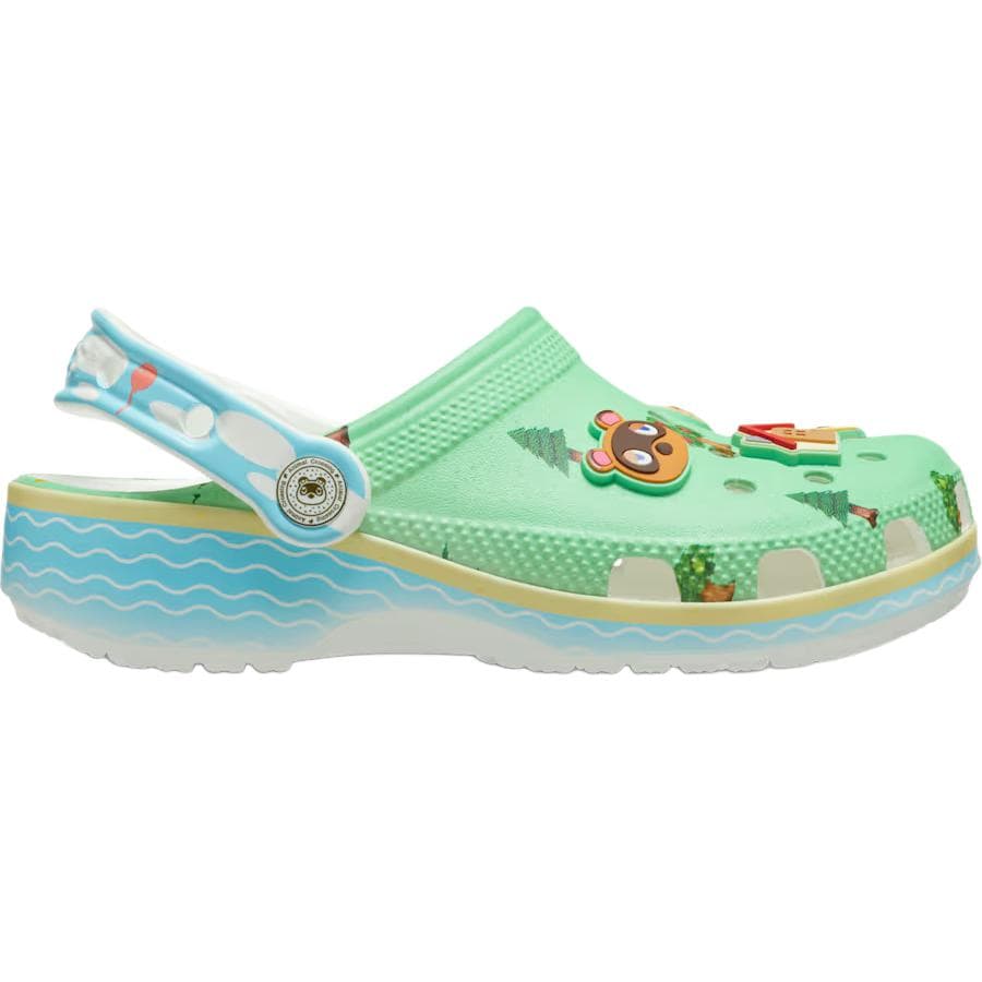 CROCS Classic clog Дышащий Kids Сабо резиновые Детский Зелёный - изображение 2