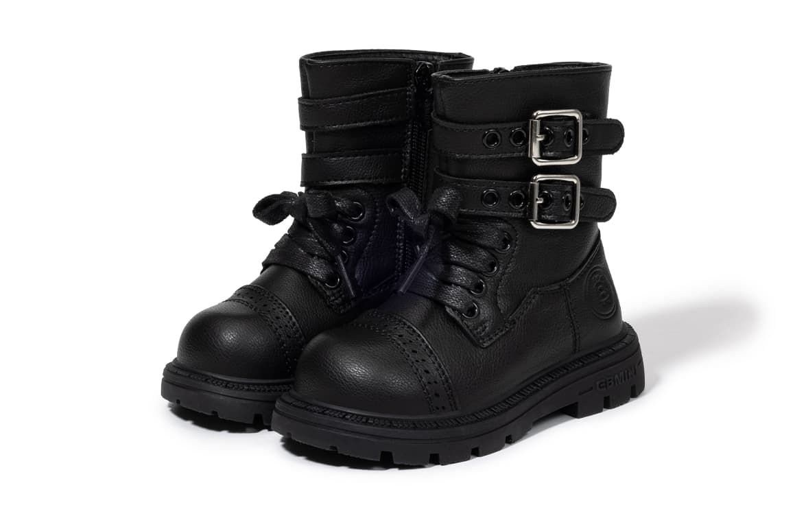 EBMINI Детские кожаные сапоги High Top Kids - изображение 3