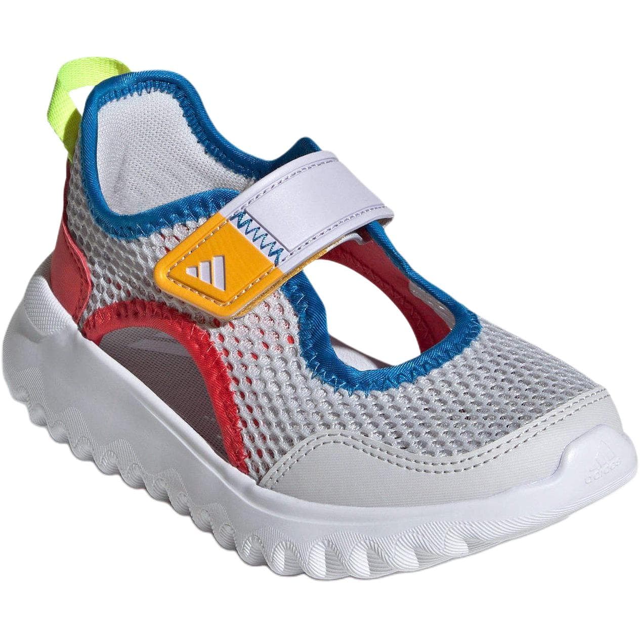 Сандалии Adidas Summerflex Low Топ Сандалии Серый Красный Синий Детские - изображение 3