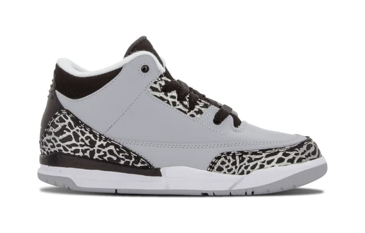 Кроссовки для баскетбола Jordan Air Jordan 3 Retro "Wolf Grey" - изображение 3