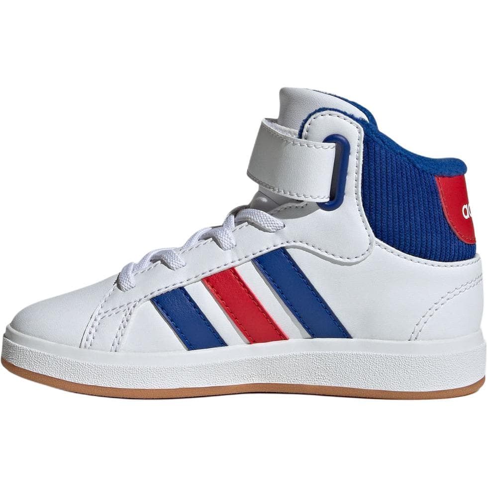 Кроссовки Adidas GRAND COURT Ткань MID Скейтборд Кроссовки Белые Детские - изображение 2
