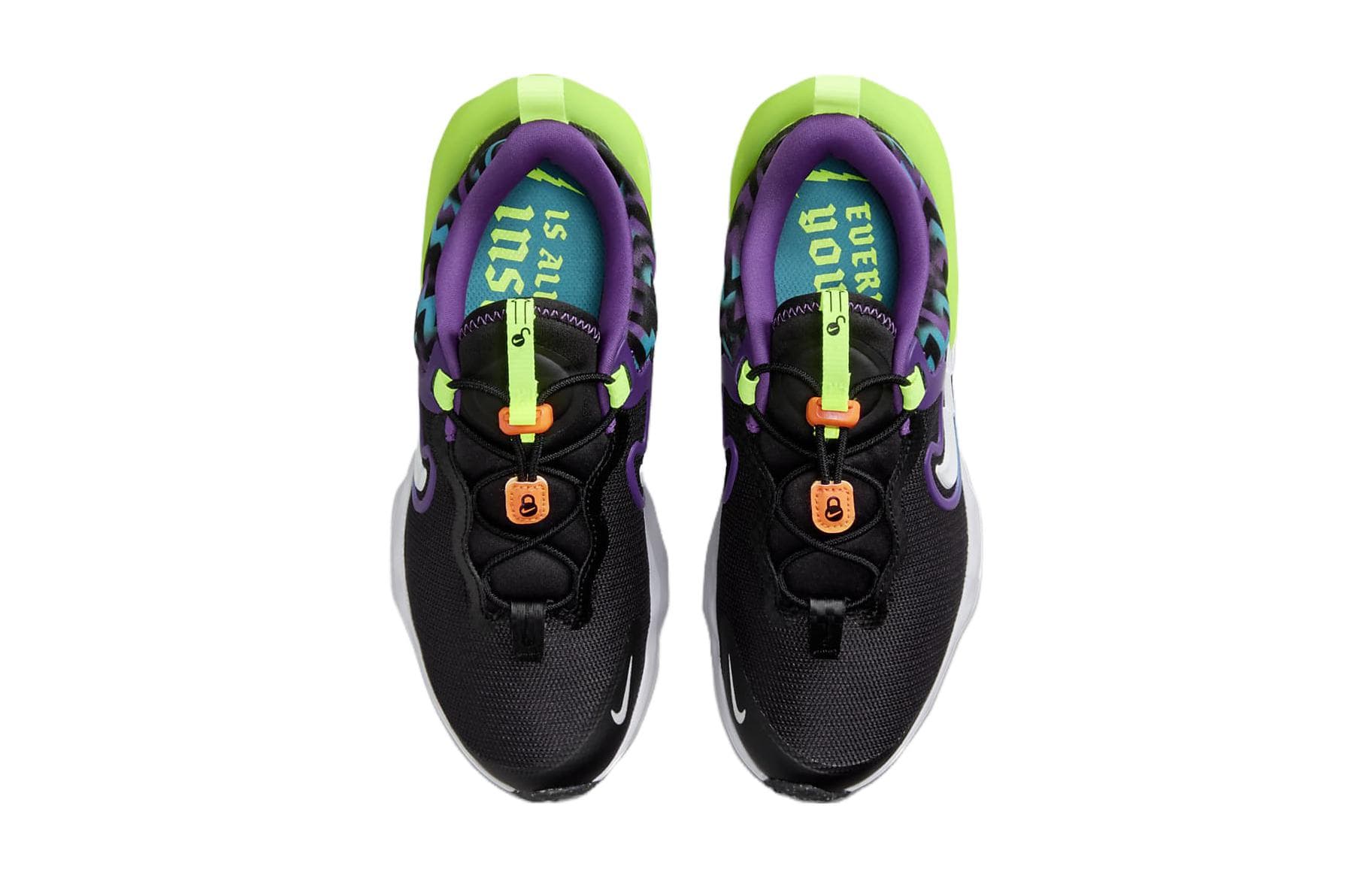 Кроссовки Nike Run Flow SE Амортизация Дышащий Низкий Топ Беговые кроссовки Черный Зеленый Унисекс - изображение 4