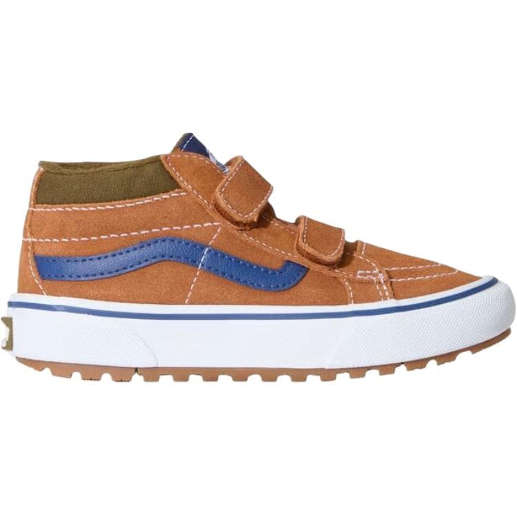 Кроссовки Vans SK8 MID Скейтборд Кроссовки Коричневые Детские - изображение 2