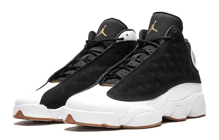 Кроссовки для баскетбола Jordan Air Jordan 13 Retro Black White Gum GS - изображение 5