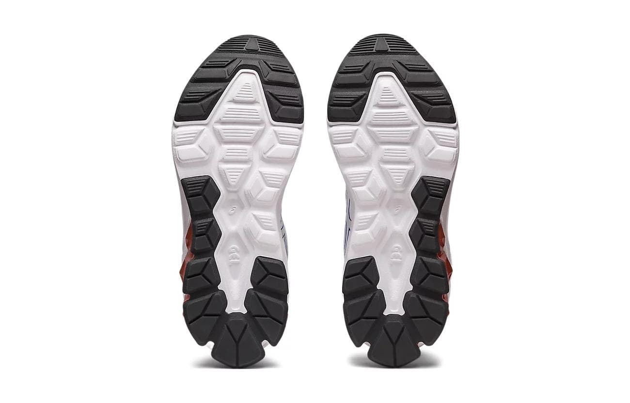 Кроссовки ASICS Гель Quantum 90 4 Дышащая Поддержка Низкий Верх Детская Беговая Обувь Белый Иллюзия Синий Подростковая - изображение 4