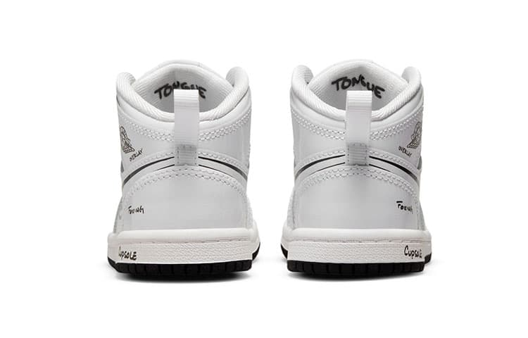 Кроссовки Air Jordan 1 Mid SS - изображение 7