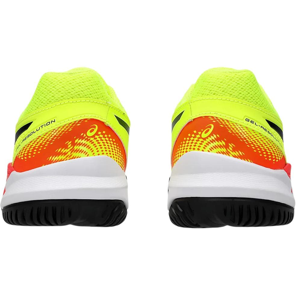 Asics Gel Resolution 9 Низкий Топ Детская Тренировочная Обувь Желтая Черная Малыш - изображение 6