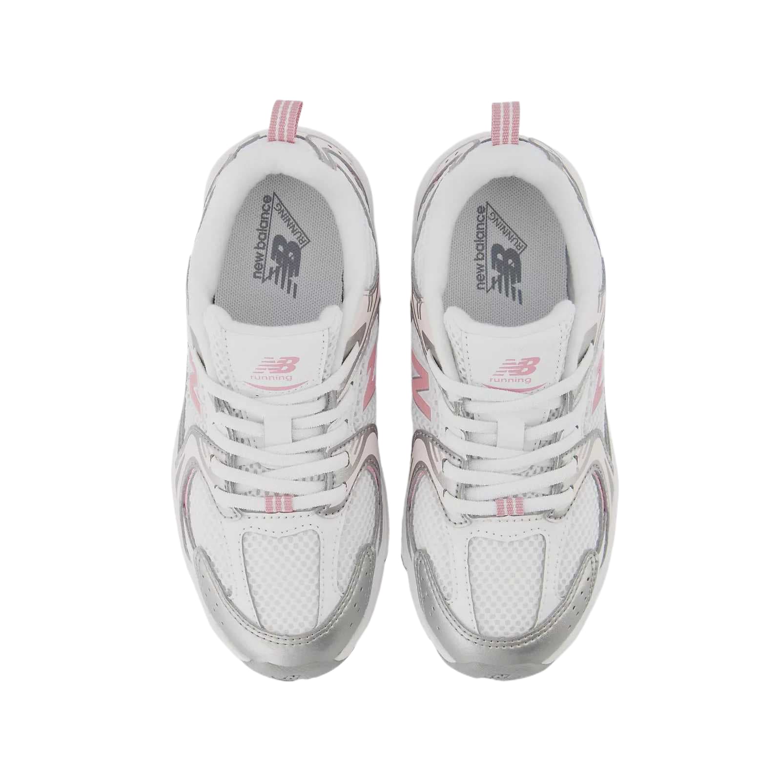 Кроссовки New Balance NB 530 Амортизация Отскок Дышащий Низкий Верх Детская Беговая Обувь Розовый Серый Детский - изображение 5