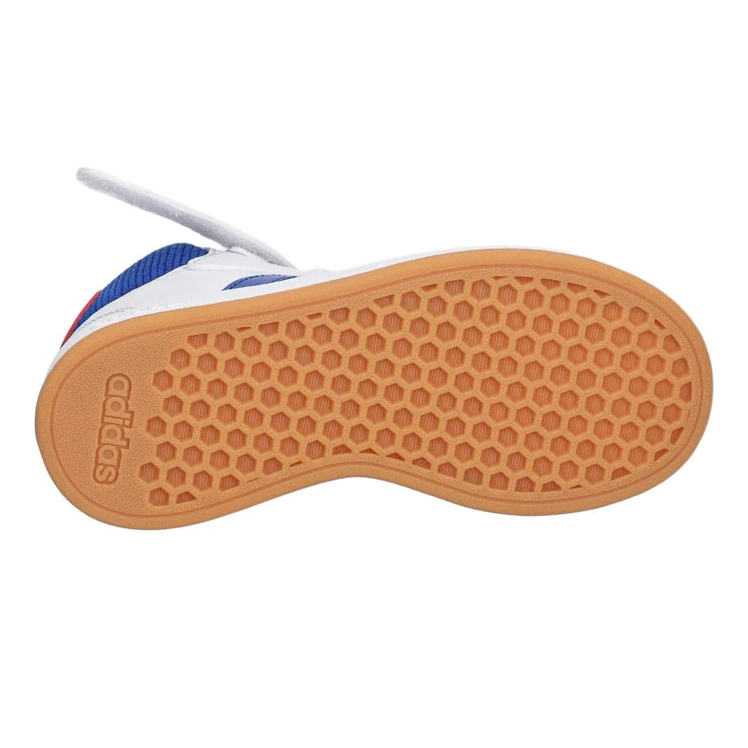 Кроссовки Adidas GRAND COURT Ткань MID Скейтборд Кроссовки Белые Детские - изображение 4